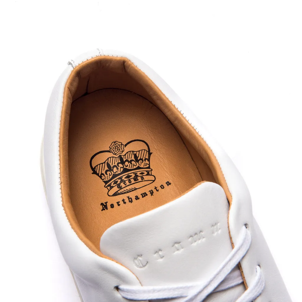 ABINGTON TOE CAP SNEAKER - WHITE WHITE