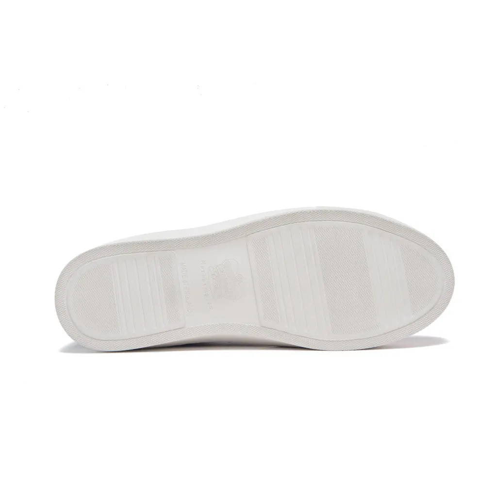 ABINGTON TOE CAP SNEAKER - WHITE WHITE