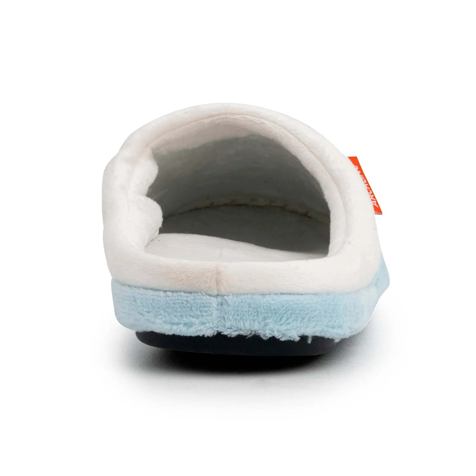 ARCHLINE Orthotic Slippers Slip On Arch Scuffs Pain Relief Moccasins - Baby Blue - EU 38