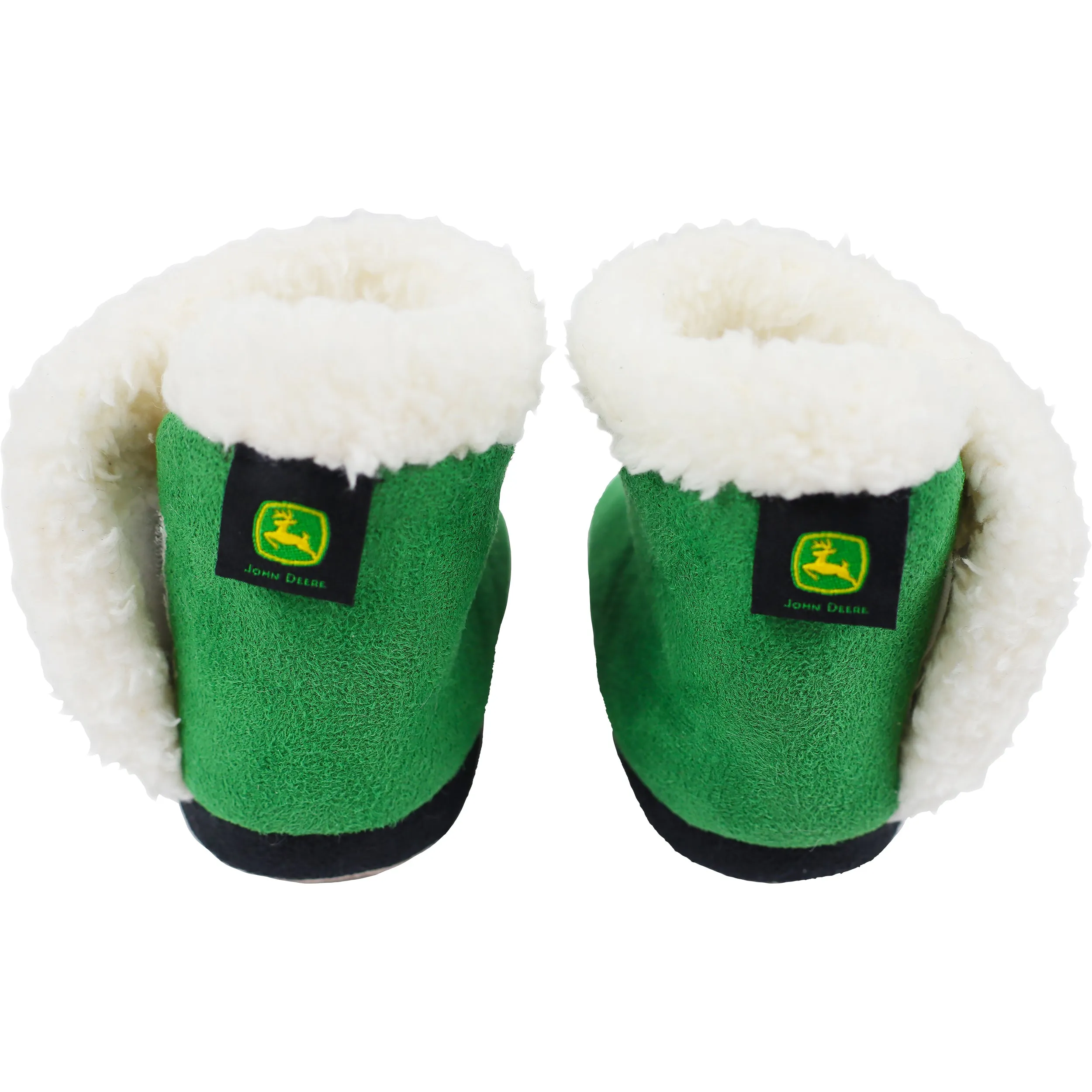 Baby and Toddler Green Tractor Slippers J2C741GF