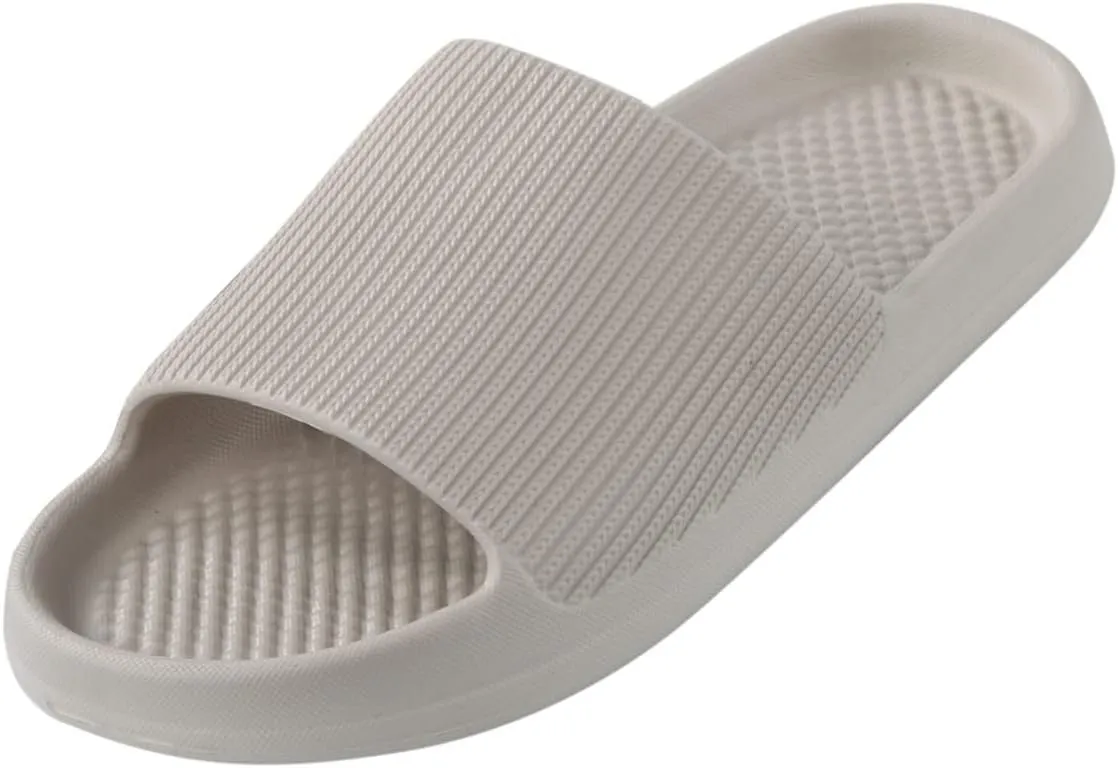 Bath Slippers Women Slides Shower Sandals Women's Slides Spa Slippers Ultra Comfort Non Slip Shower Sandals Indoor and Outdoor