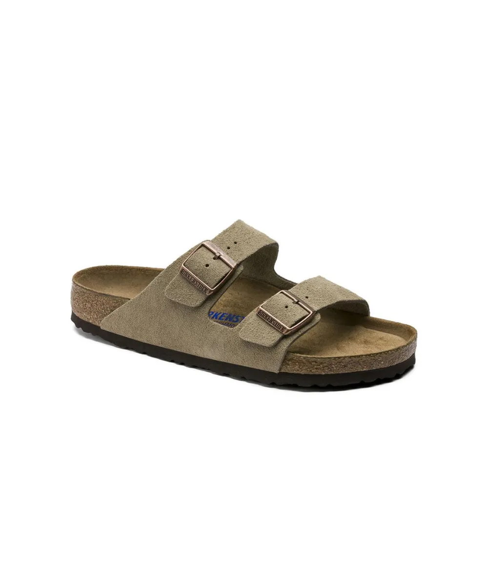 BIRKENSTOCK ARIZONA SOFT BEDDING IN TAUPE