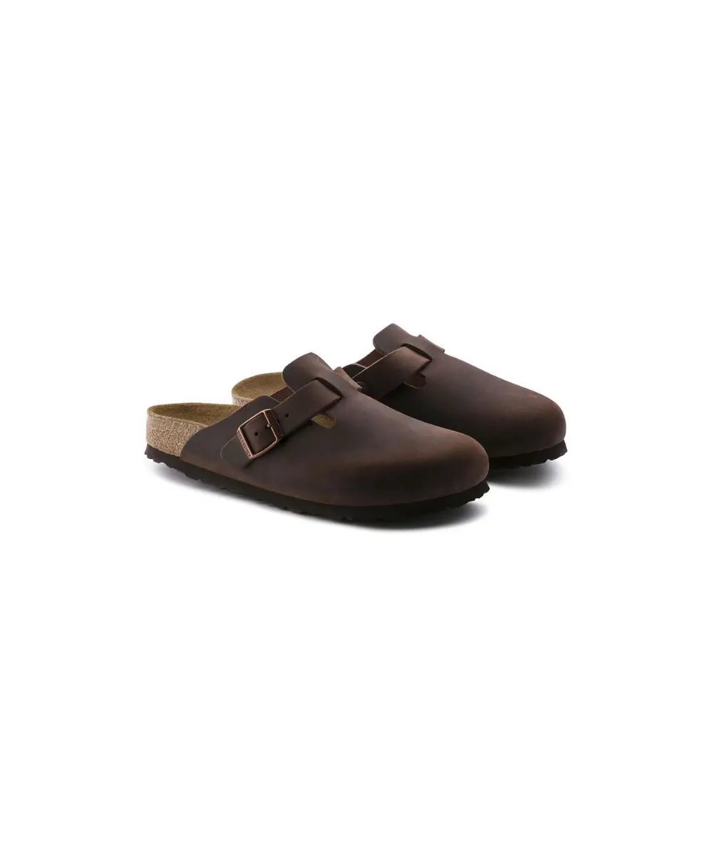 BIRKENSTOCK BOSTON SOFT FOOTBED OILED LEATHER