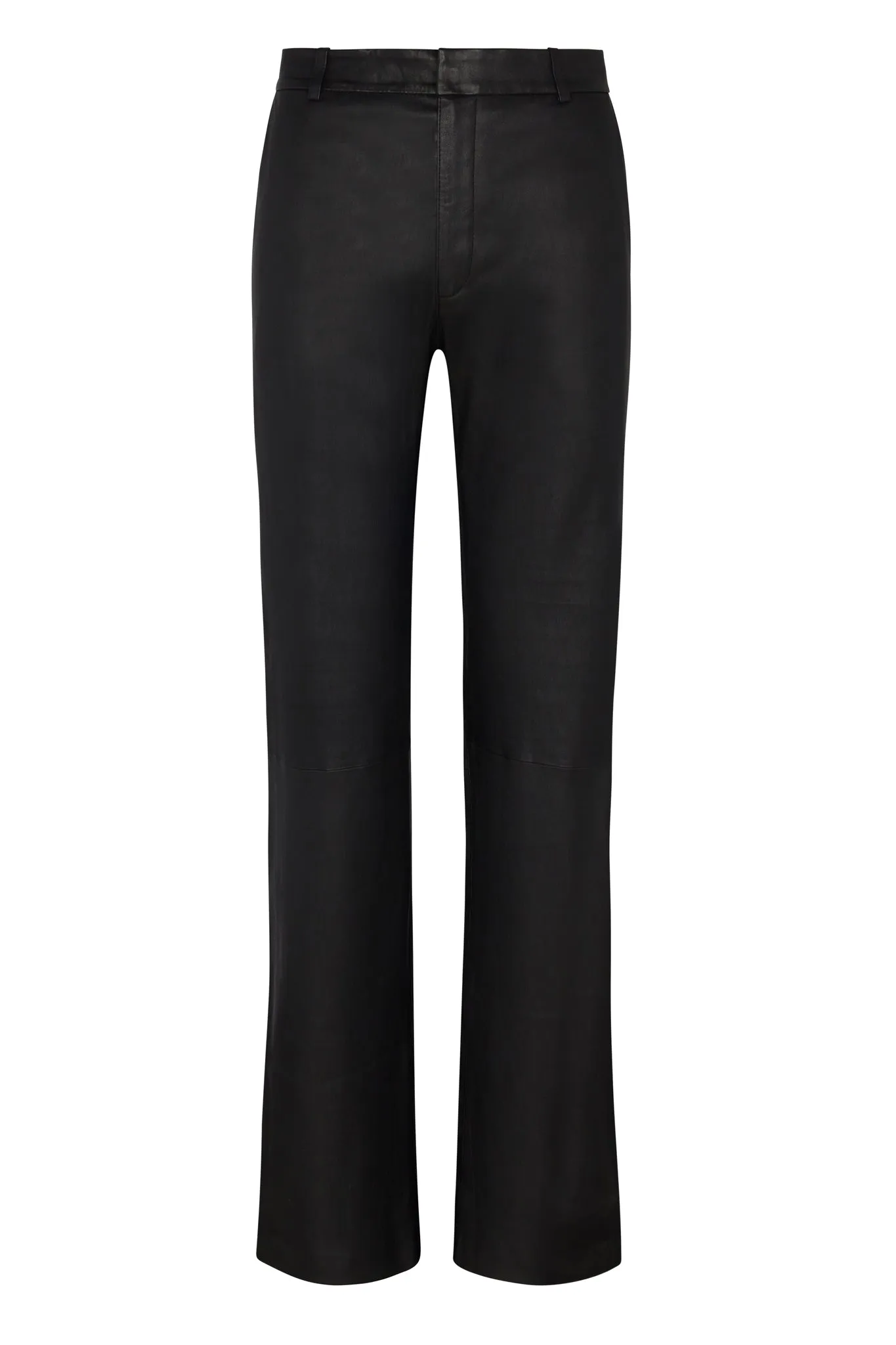 Black Leather Classic Trousers PR