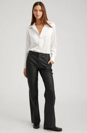 Black Leather Classic Trousers PR