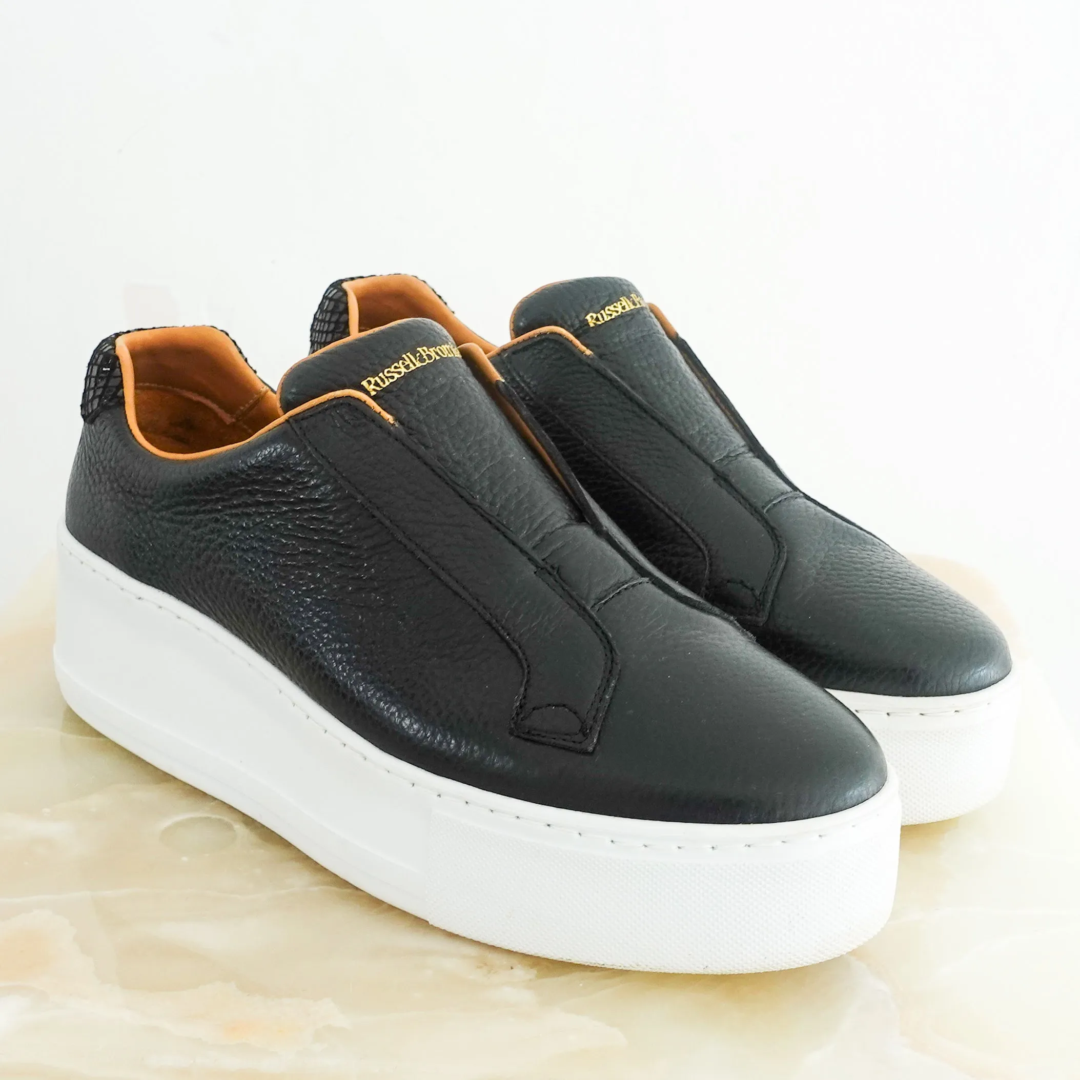 Black Platform Trainers RRP £195