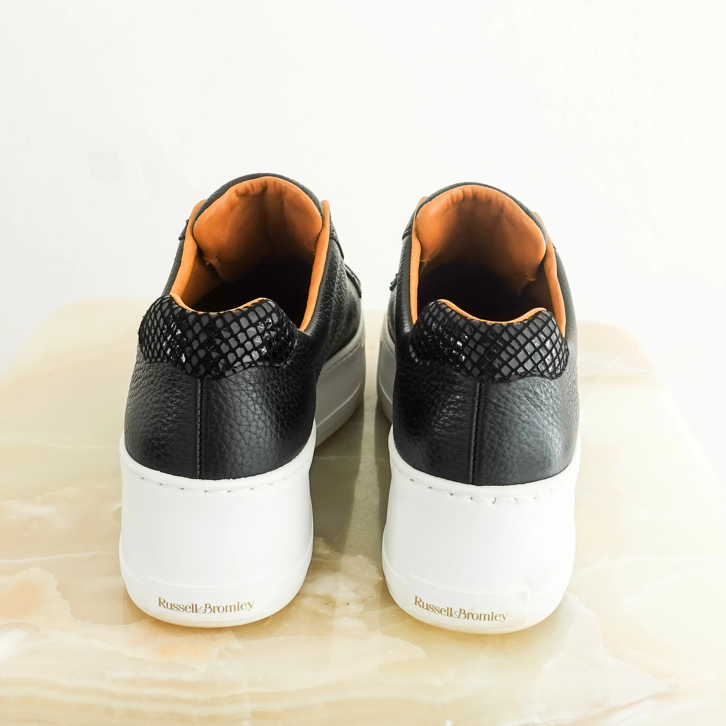 Black Platform Trainers RRP £195