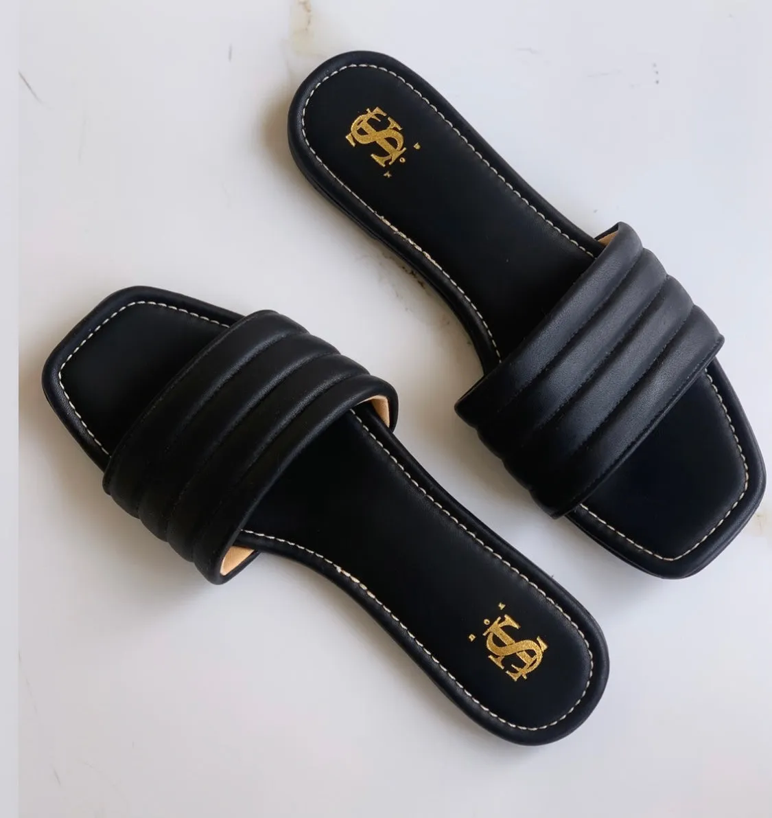 Black Toned Sliders