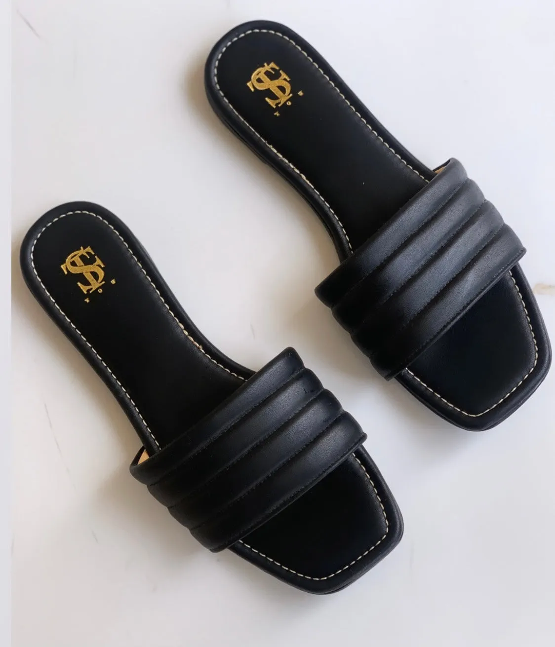 Black Toned Sliders