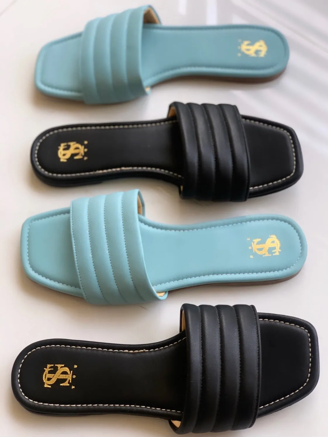 Black Toned Sliders