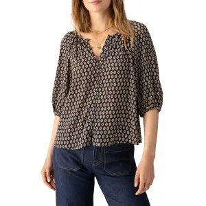 Blouson Soft Blouse - Windchime