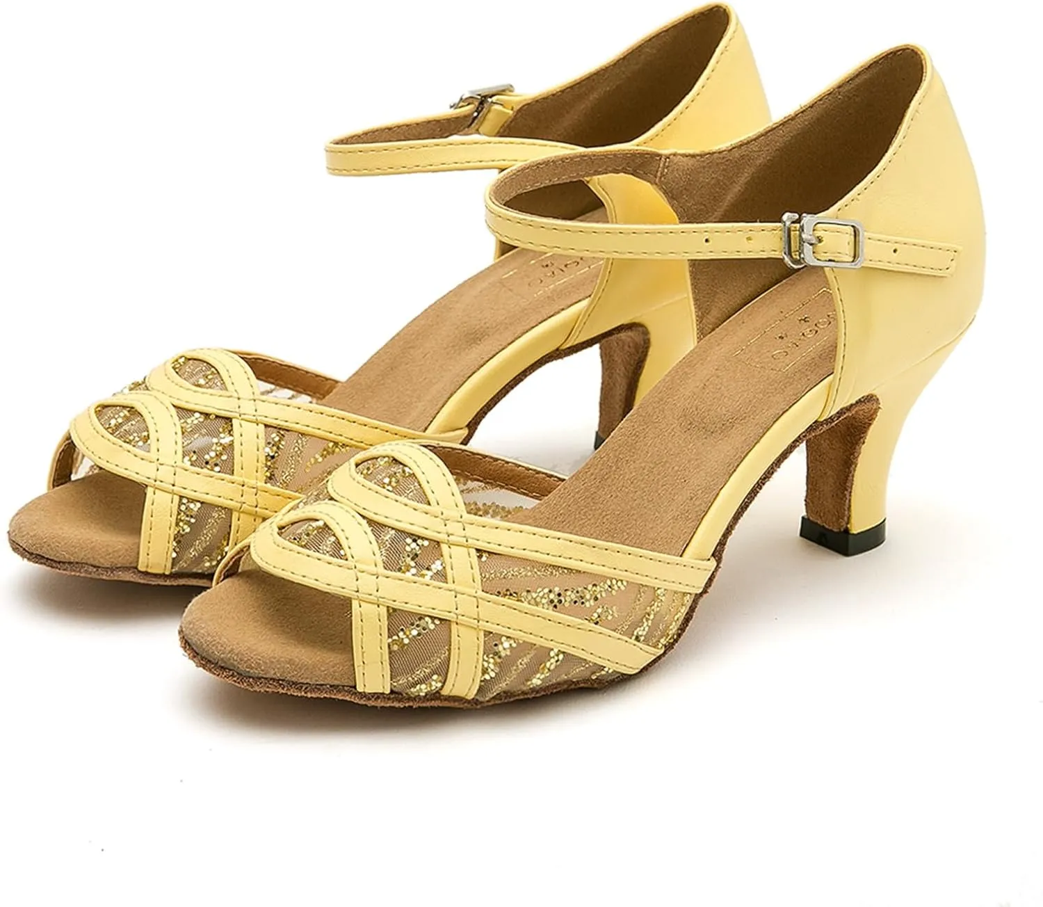 Breathable Mesh vamp Dance Shoes for Women Ballroom Party Bridal Wedding Sandals