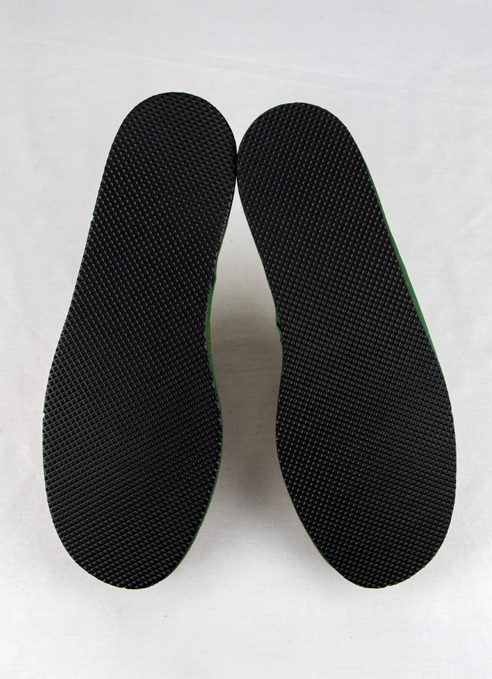 British Made Wool Lined Suede Mule with Sole
