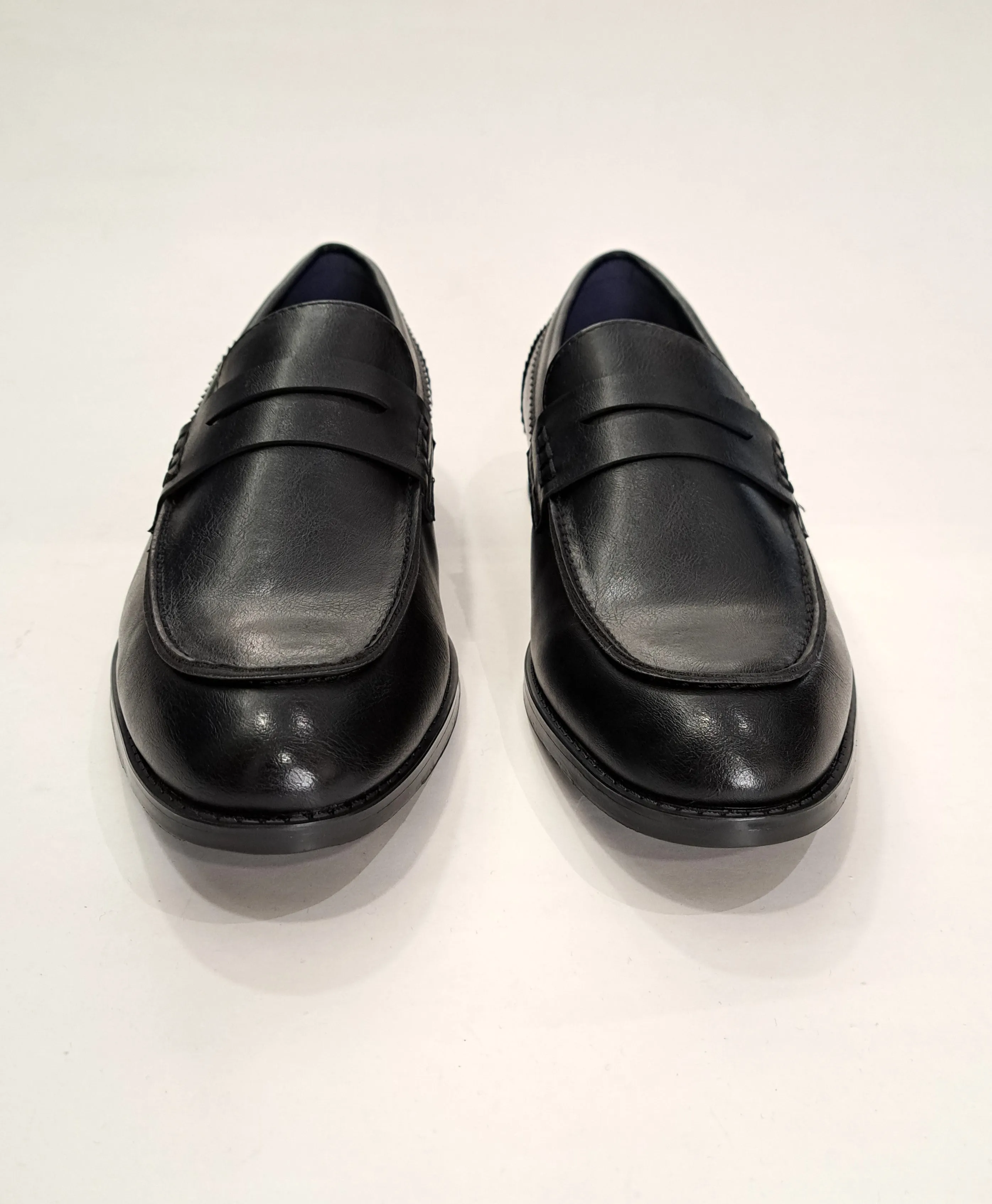 BRUSHED NAPPA LEATHER LOAFERS BLACK