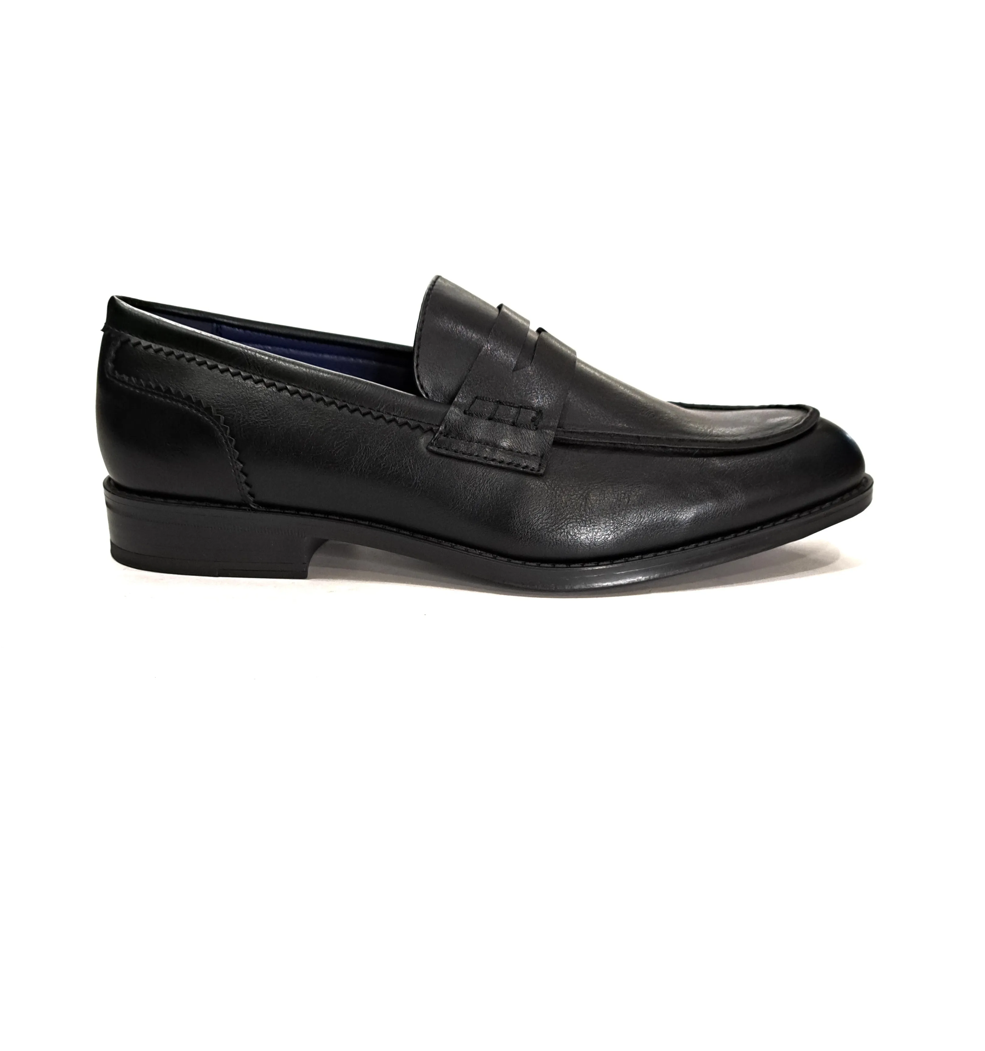 BRUSHED NAPPA LEATHER LOAFERS BLACK