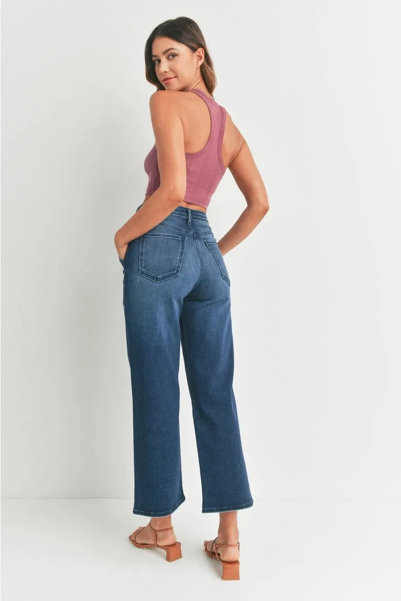 Cargo Pocket Dark Wide Leg