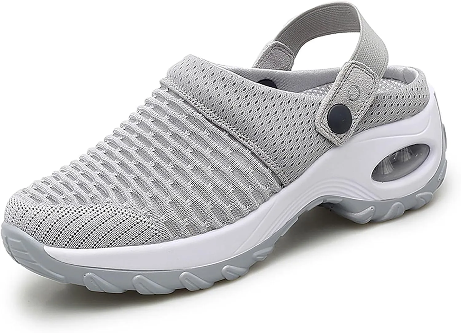 Cathalem Mules for Women 2024 Air Cushion Orthopedic Slip on Shoes Air Cushion Slip-on Diabetic Walking Shoes for Women