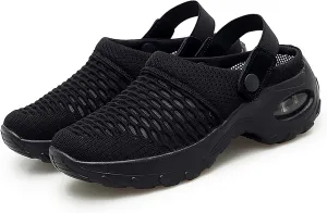 Cathalem Orthopedic Shoes for Women Air Cushion Orthopedic Slip on Shoes Air Cushion Slip-on Diabetic Walking Shoes for Women