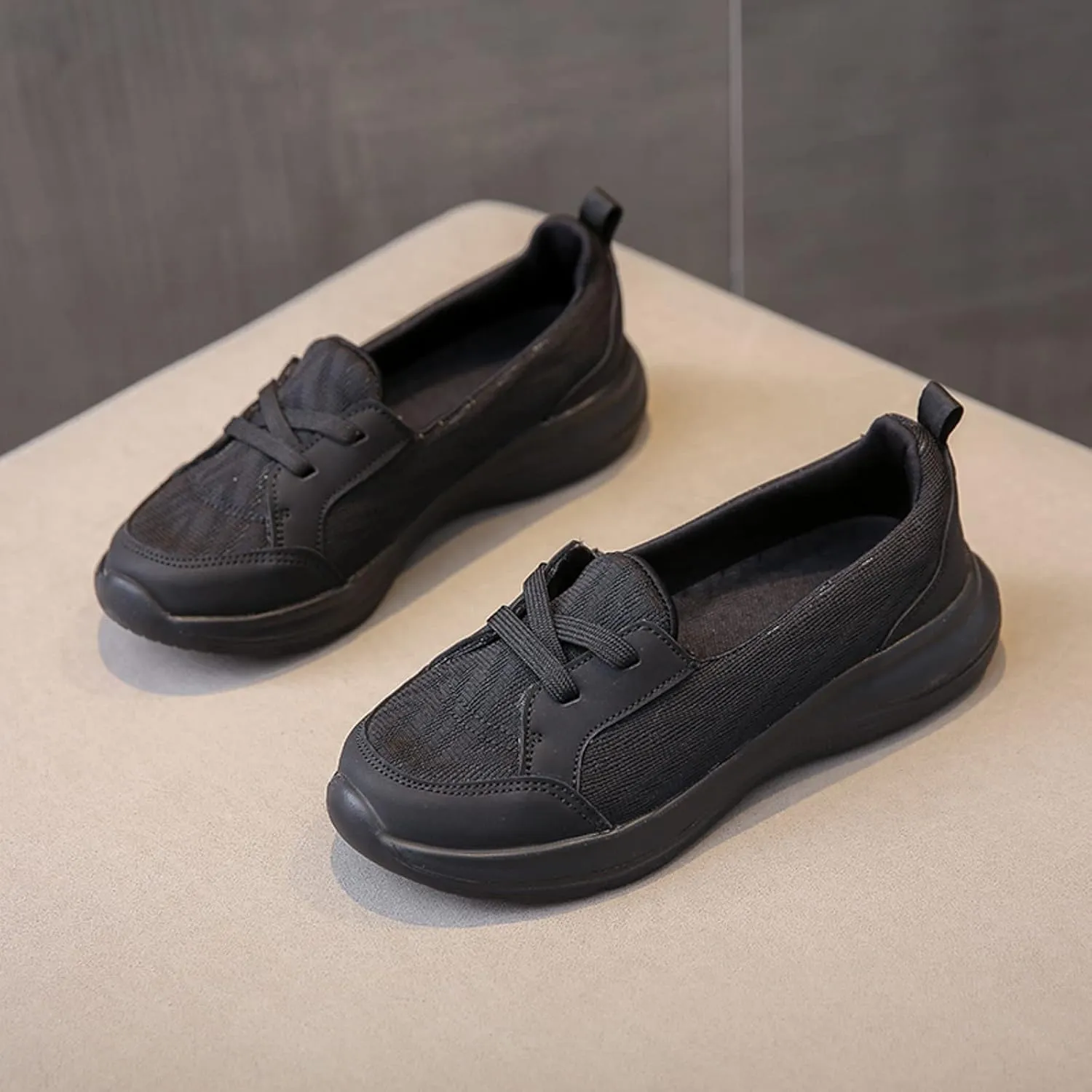 Cathalem Orthopedic Walking Shoes for Women, 2024 New Orthopedic Women's Breathable Slip On Arch Support Non-Slip Shoes