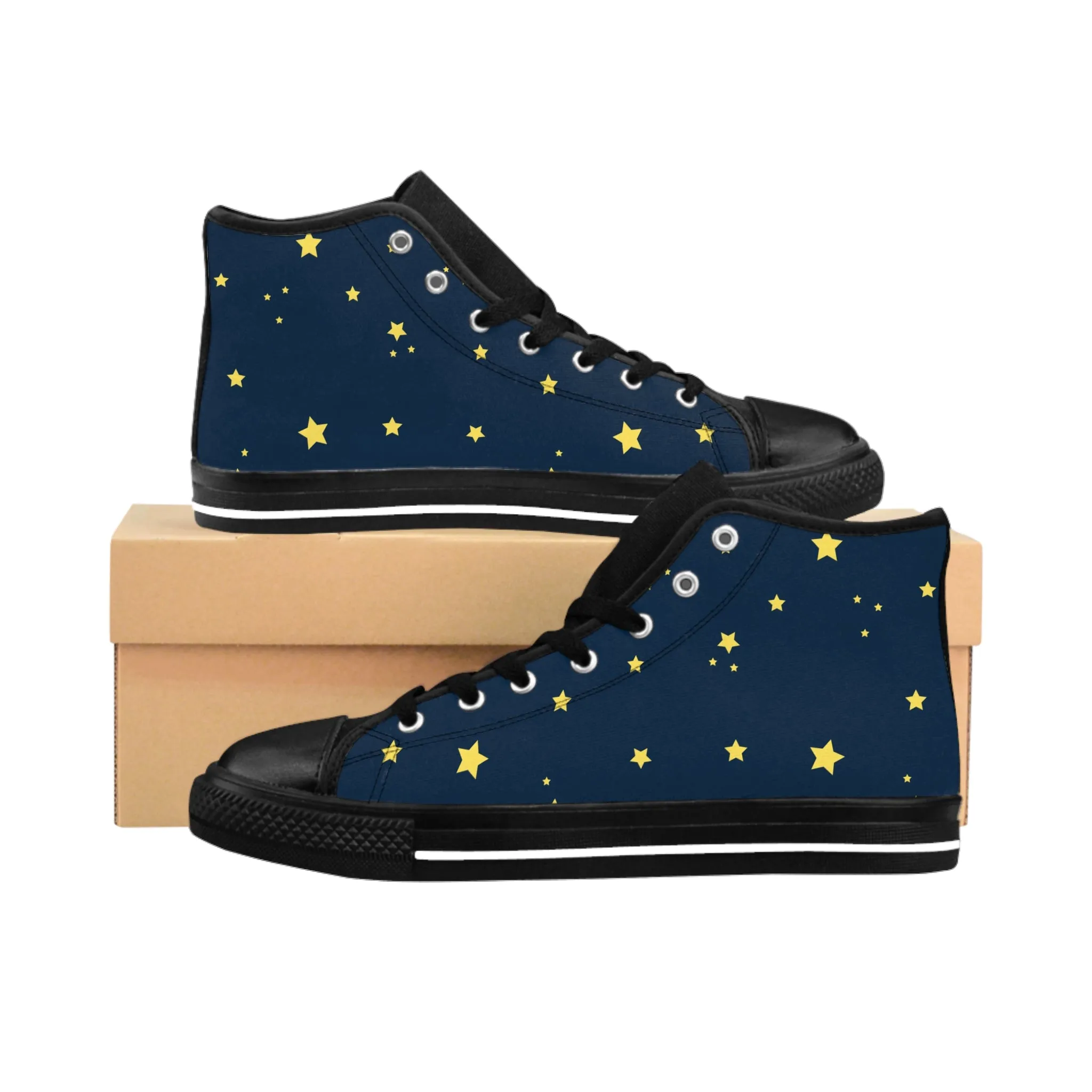 Celestial Starry Sky Men's Classic Sneakers