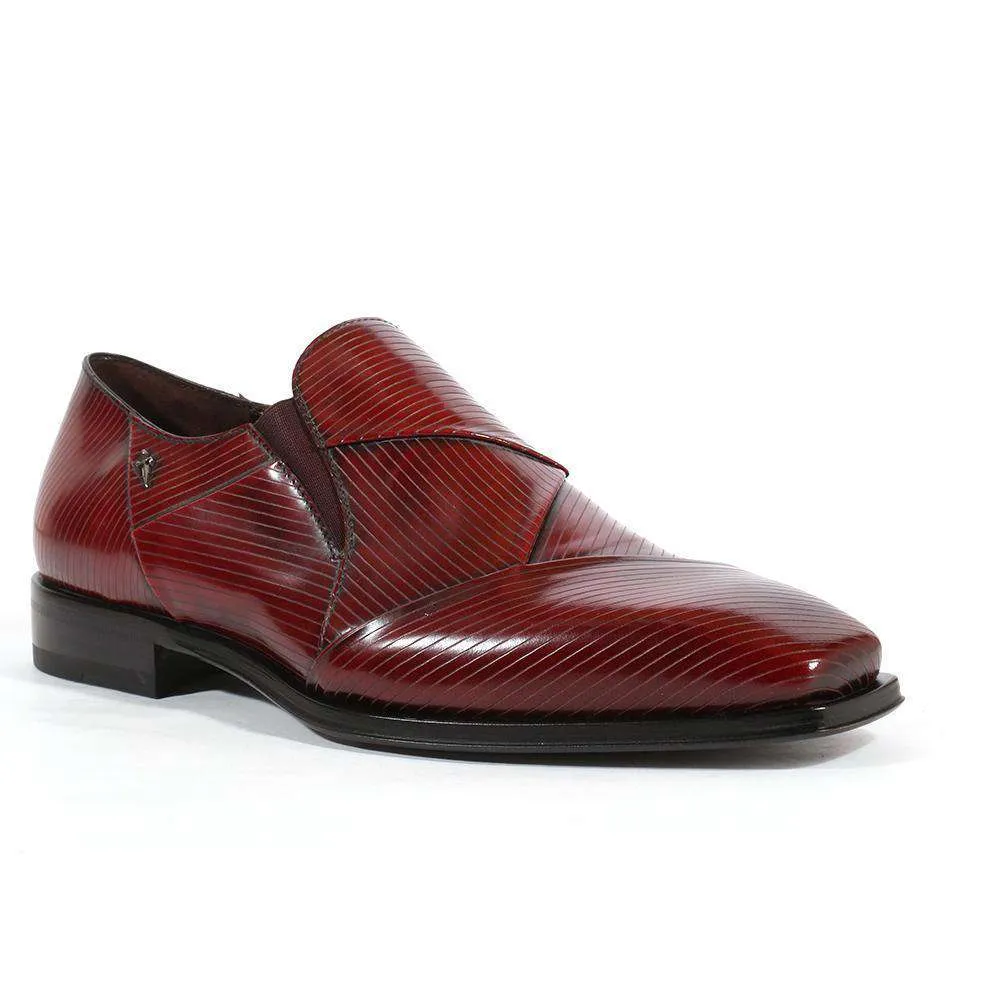 Cesare Paciotti Luxury Italian Italian Men's Designer Shoes Baby Lux Gess Melanzan Loafers (CPM2595)