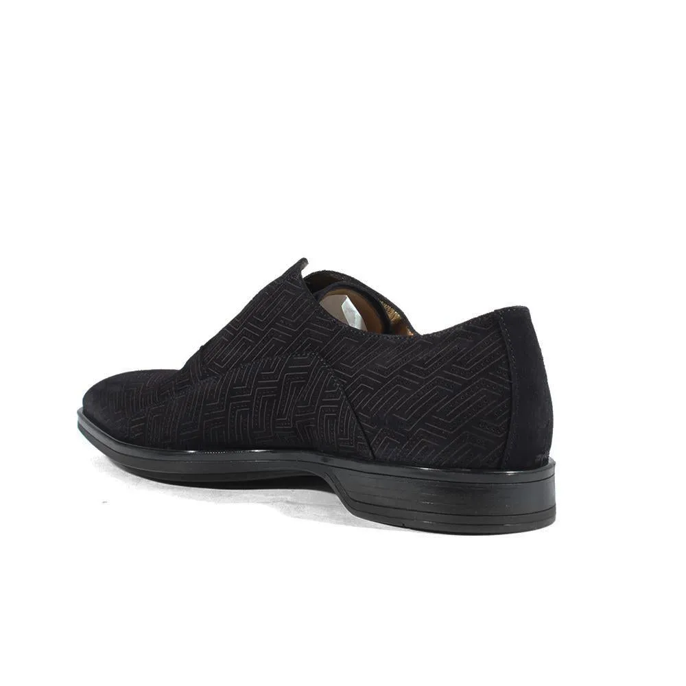 Cesare Paciotti Luxury Italian Italian Men's Designer Shoes Vit Camoscio Navy Suede Loafers (CPM2633)