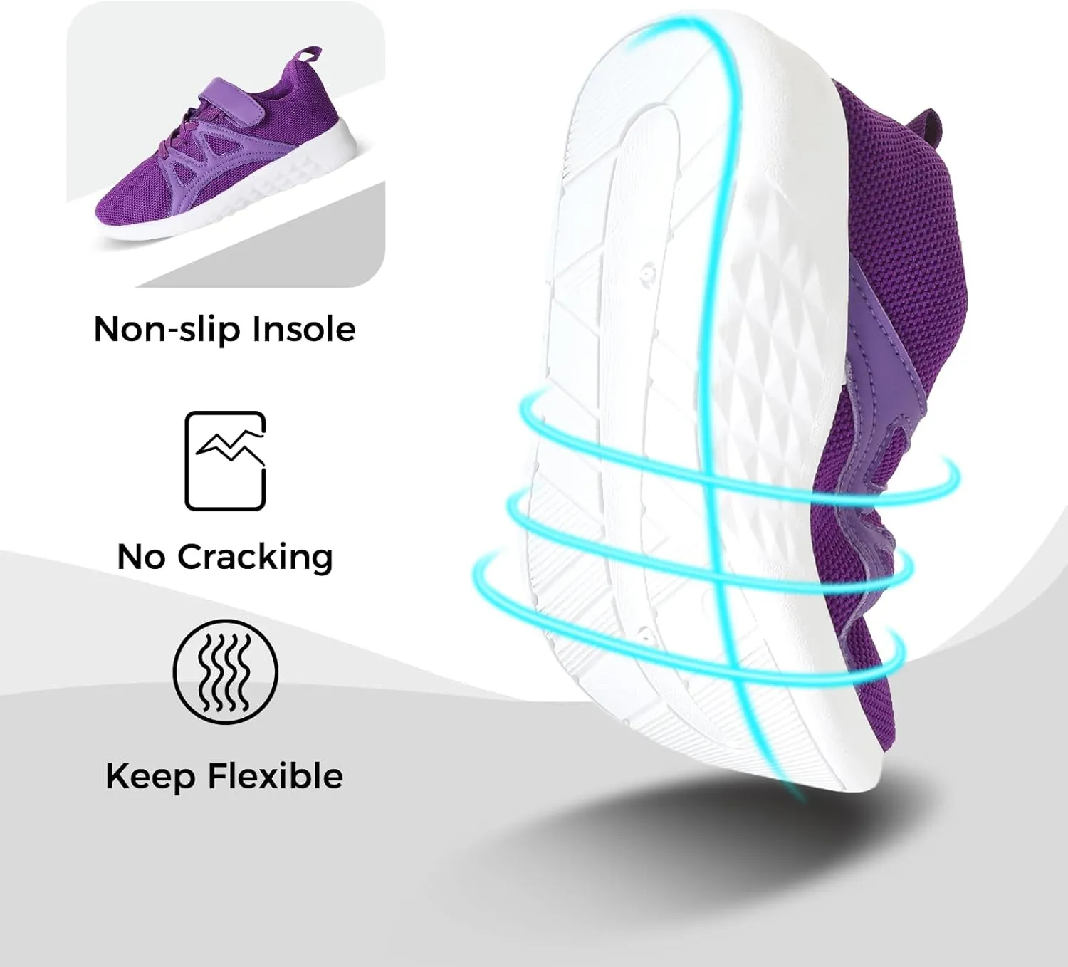 CHINMOON Boys Girls Lightweight Running Shoes Kids Tennis Walking Shoes Breathable Sports Sneakers (Little Kid/Big Kid)