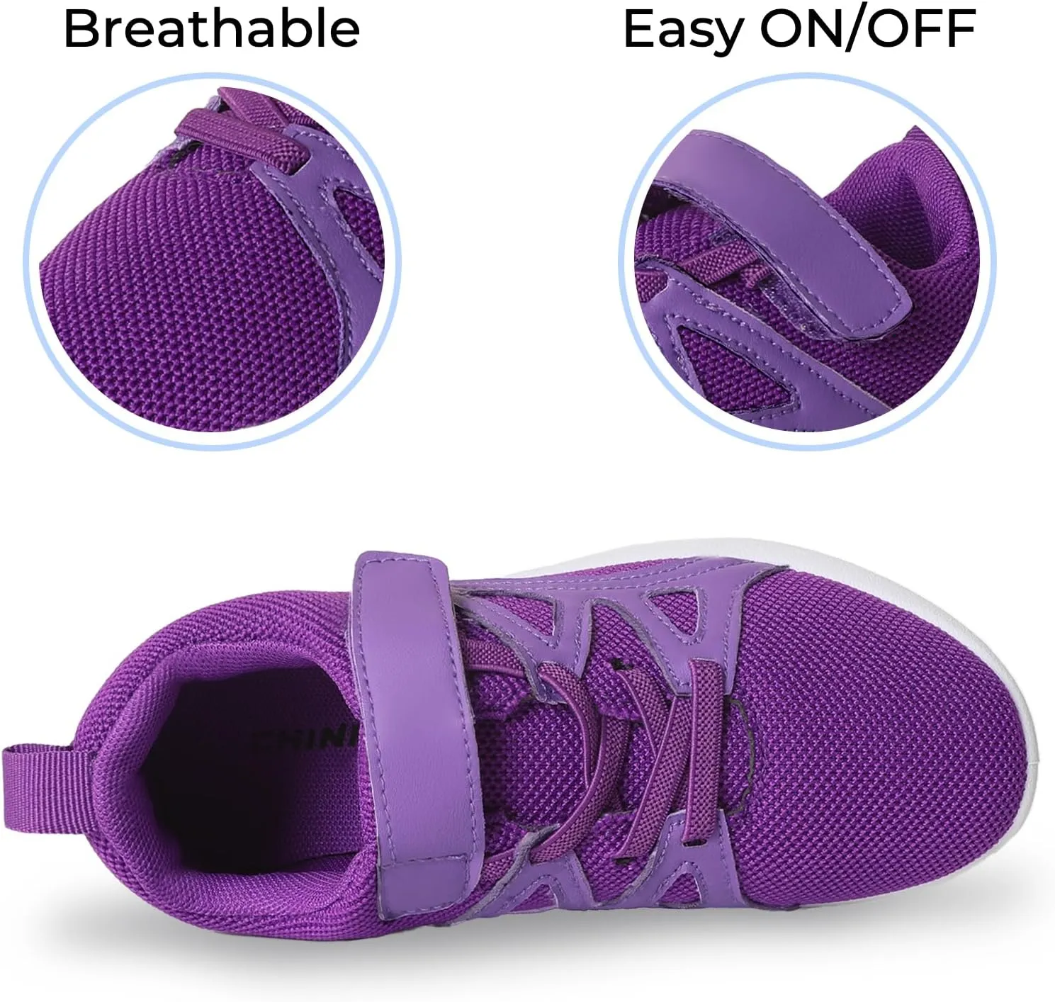 CHINMOON Boys Girls Lightweight Running Shoes Kids Tennis Walking Shoes Breathable Sports Sneakers (Little Kid/Big Kid)
