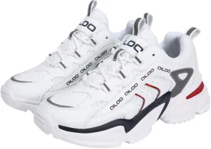 Chunky Mens Wide Width Fashion Walking Sneakers Dad Black White Running Sport Shoes