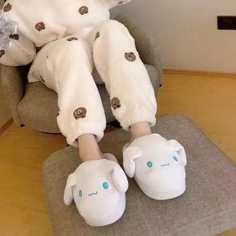 Cinnamoroll Moving Ear Cotton Slippers