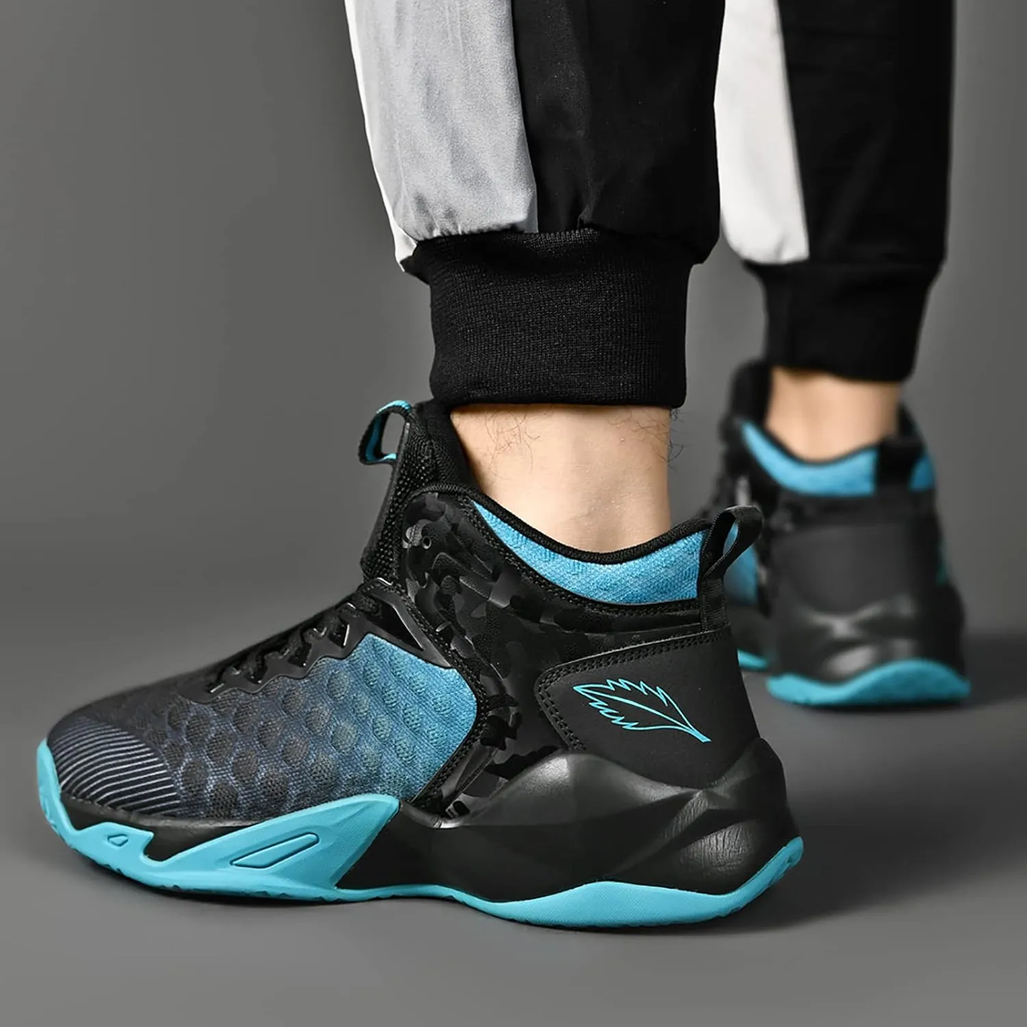 CJSPORX Mens Basketball Shoes Breathable Non Slip Running Fashion Sneakers