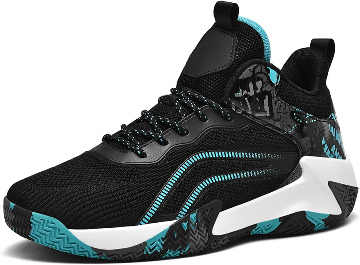 CJSPORX Mens Basketball Shoes Breathable Non Slip Running Fashion Sneakers