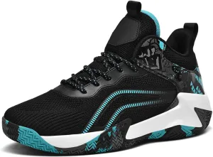 CJSPORX Mens Basketball Shoes Breathable Non Slip Running Fashion Sneakers