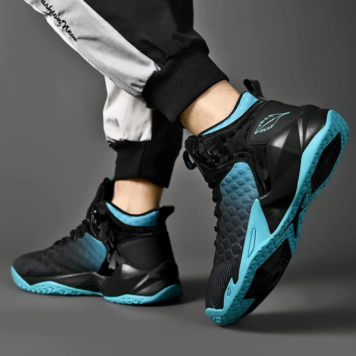 CJSPORX Mens Basketball Shoes Breathable Non Slip Running Fashion Sneakers