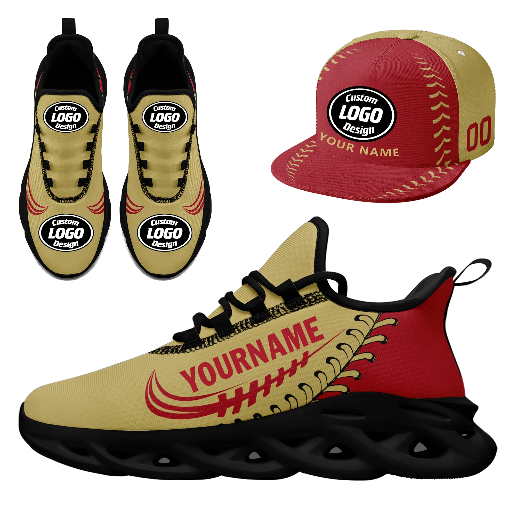 Corporate Gifts,Custom MaxSoul Shoes and Hat Combo Personalized JH-bd0b00ea-7