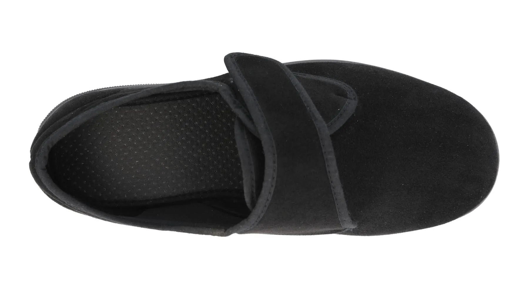 DB Shoes Men's 6V Fit Touch Strap Traditional Shoes in Black, Sizes 6 to 12