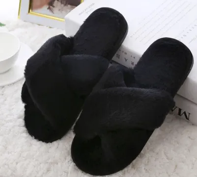 Faux Fur Warm Slippers