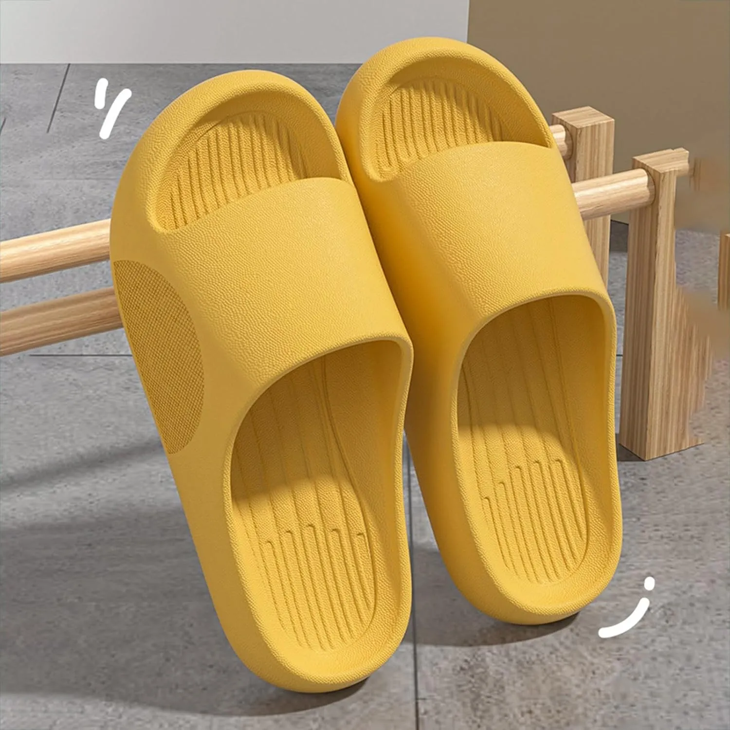 Flat Soled Open Toed Breathable Slippers Soft Soled Slippers That Feel Like Simple and Lightweight Home 5 Toe Shoe