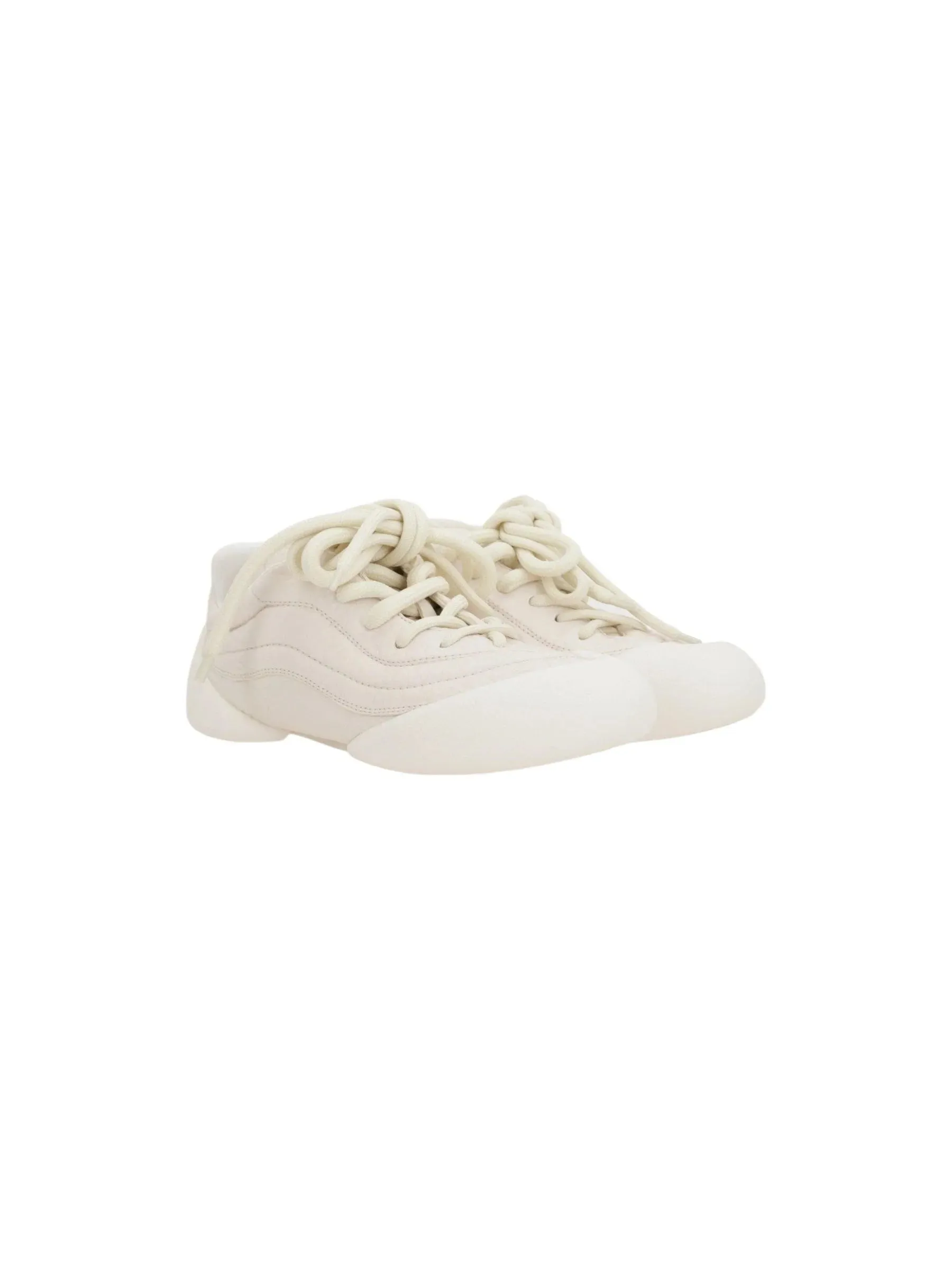 Flexion Grainy Leather Sneakers