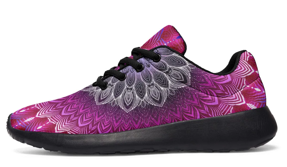 Glowing Mandala Classic Sneakers