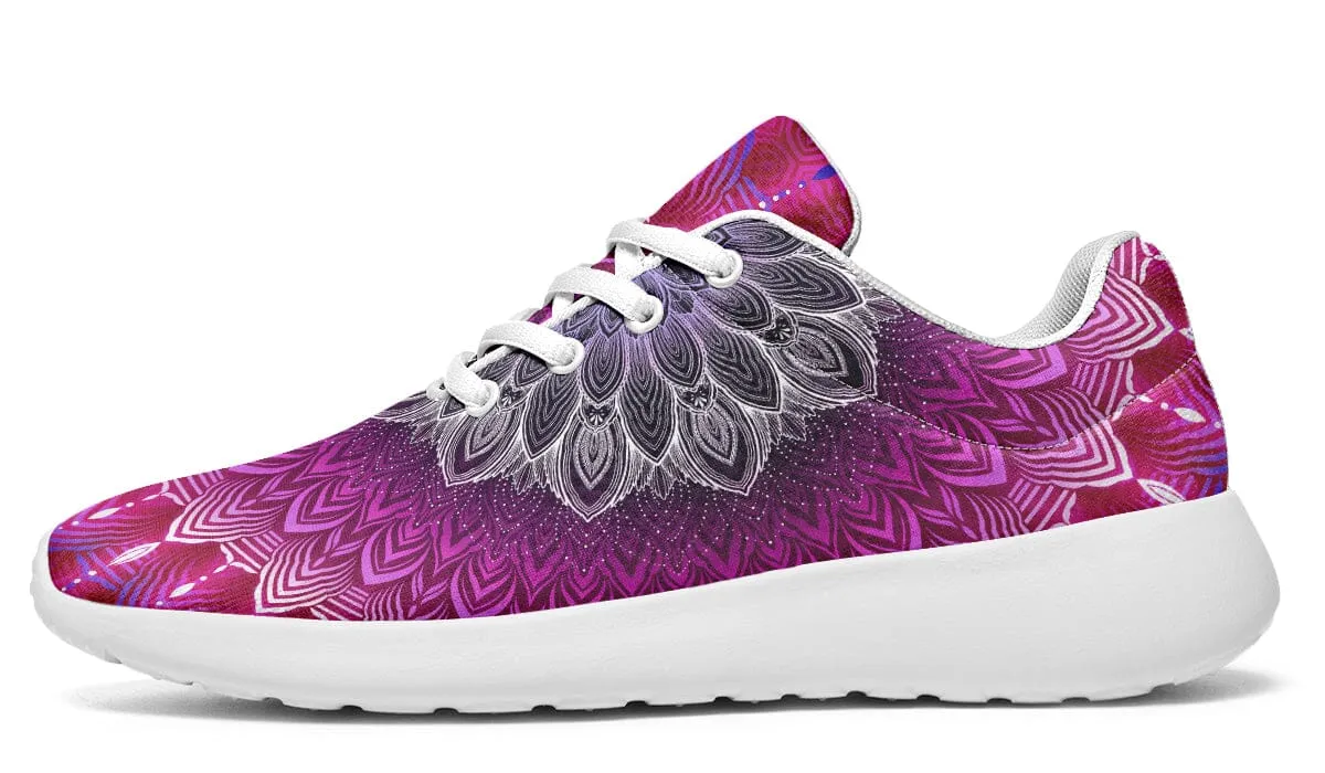 Glowing Mandala Classic Sneakers