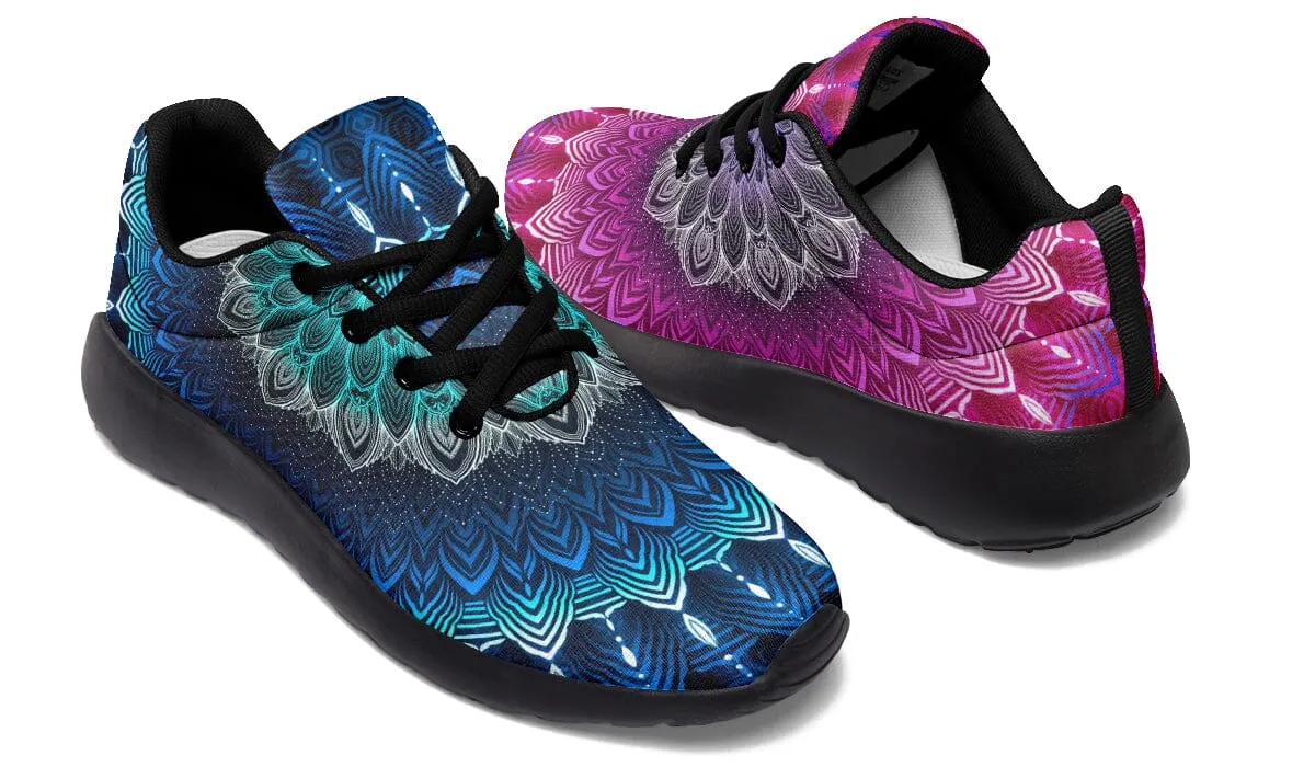 Glowing Mandala Classic Sneakers