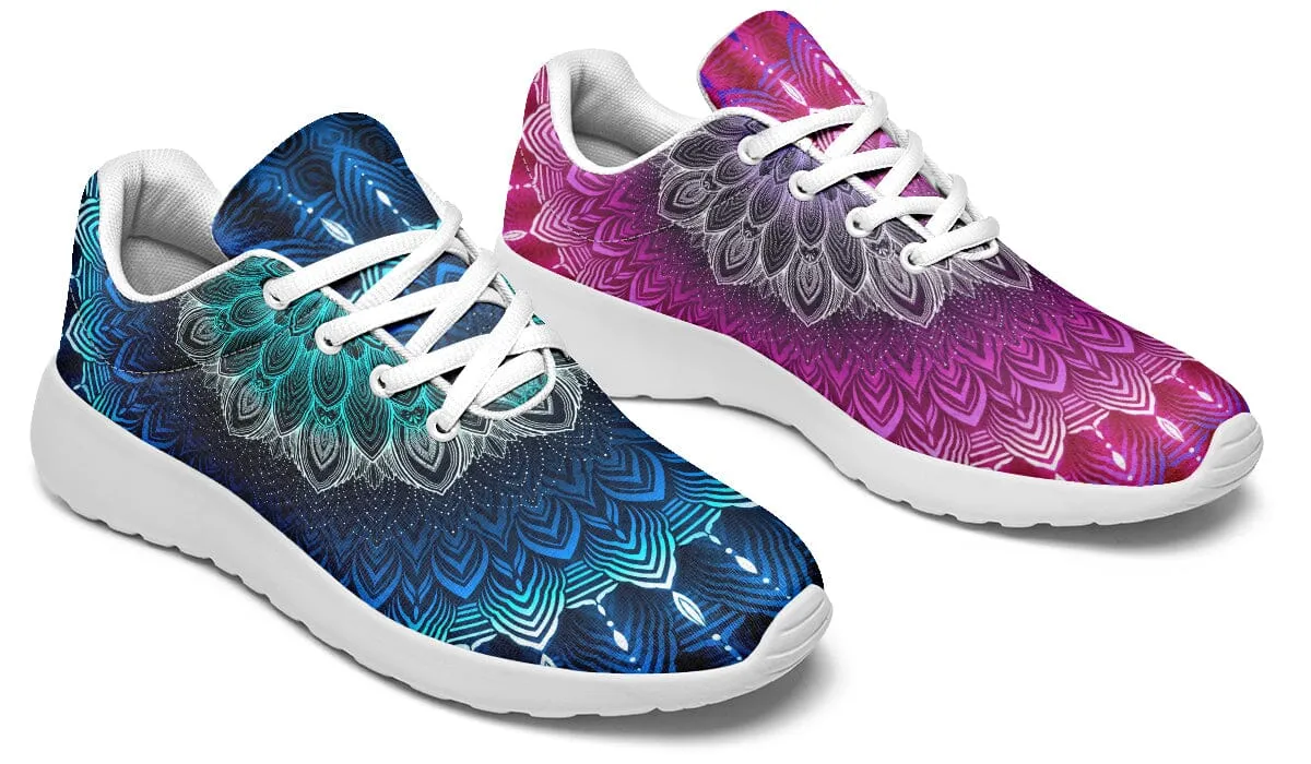 Glowing Mandala Classic Sneakers