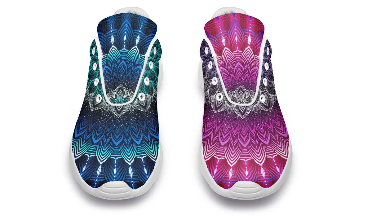 Glowing Mandala Classic Sneakers