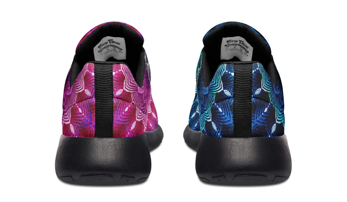 Glowing Mandala Classic Sneakers