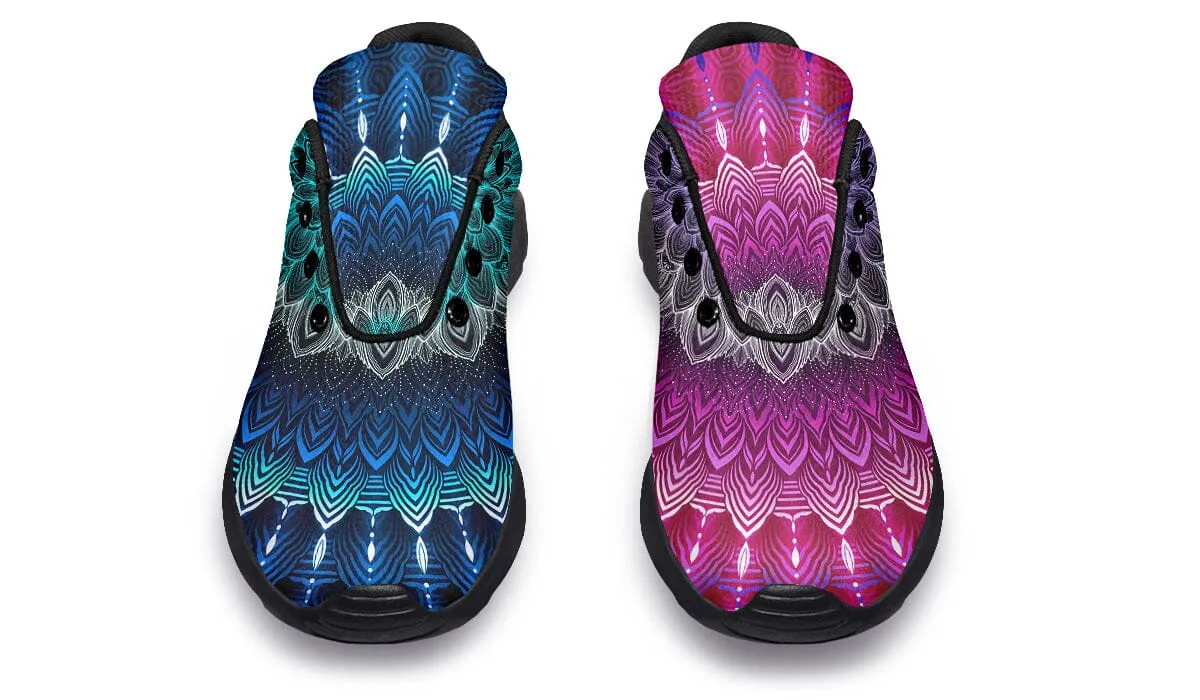 Glowing Mandala Classic Sneakers