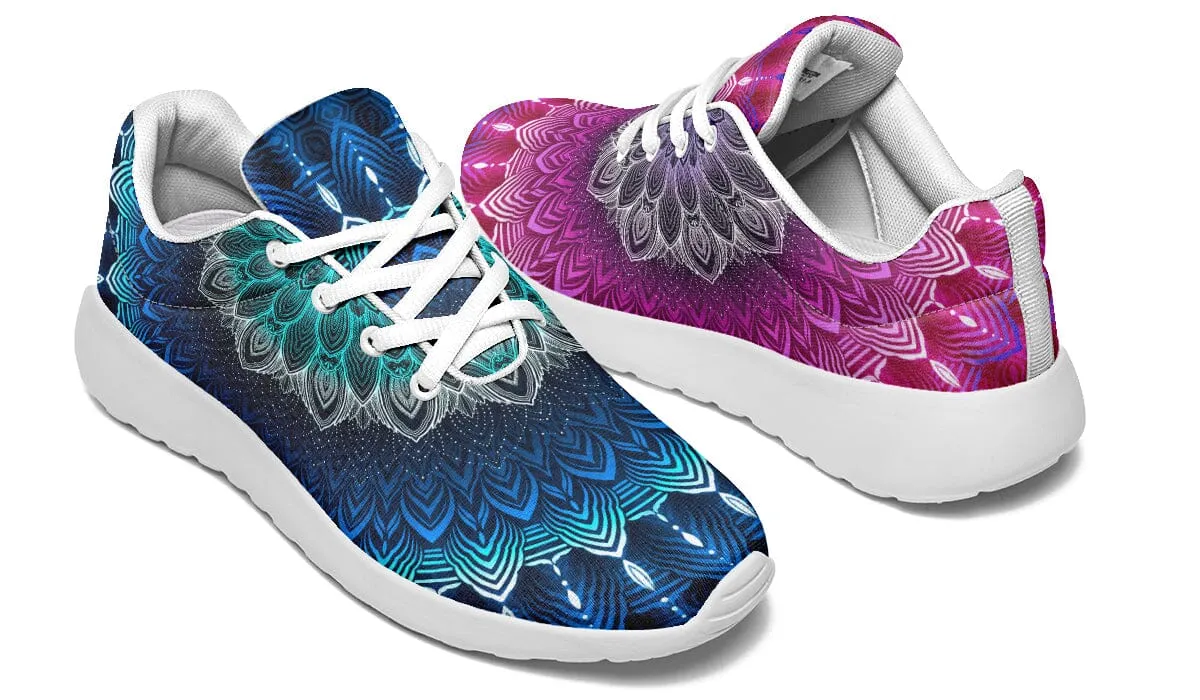 Glowing Mandala Classic Sneakers
