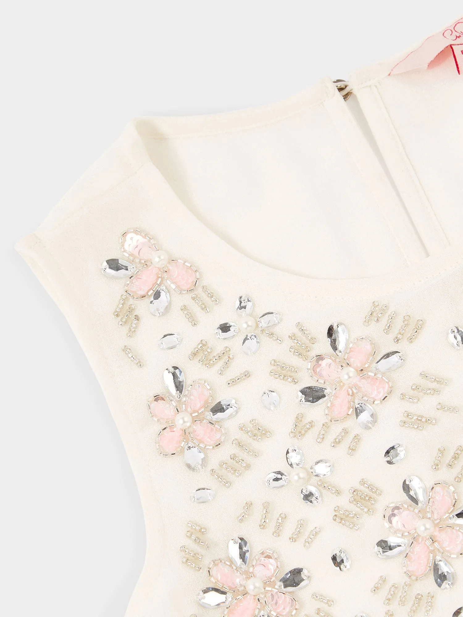 GWD Lexy Soft Pink Sleeveless Embellished Dress