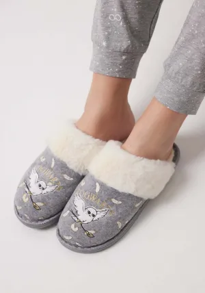 Hogwarts grey slippers - Grey