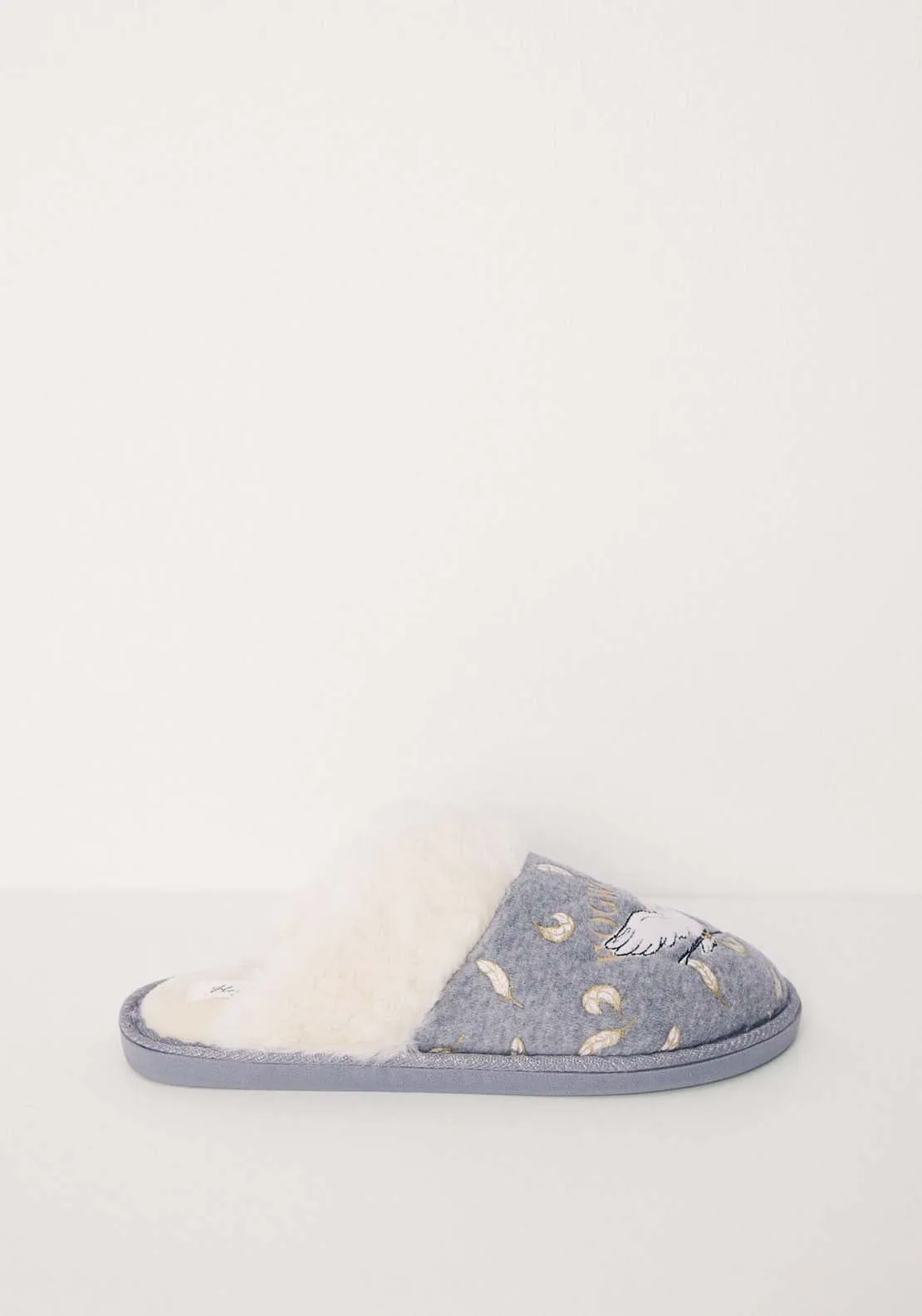 Hogwarts grey slippers - Grey